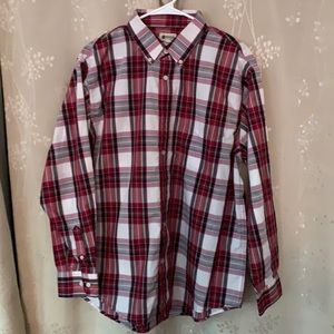 Men’s plaid longsleeve shirt